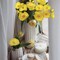 Artificial Flowers 5Pcs Poppies Flowers Artificial Silk Flowers (Yellow)